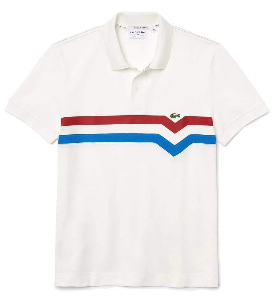 商品Lacoste|Lacoste Made in France Regular Fit Organic Cotton Polo White,价格¥1205,第1张图片