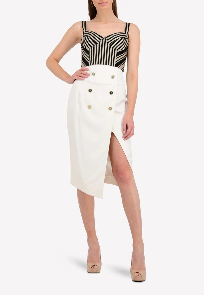 商品Bibhu Mohapatra|Striped Bustier,价格¥8772,第2张图片详细描述