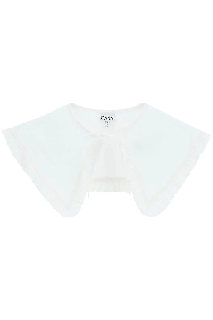 商品Ganni|FRILLED COTTON COLLAR,价格¥243,第1张图片