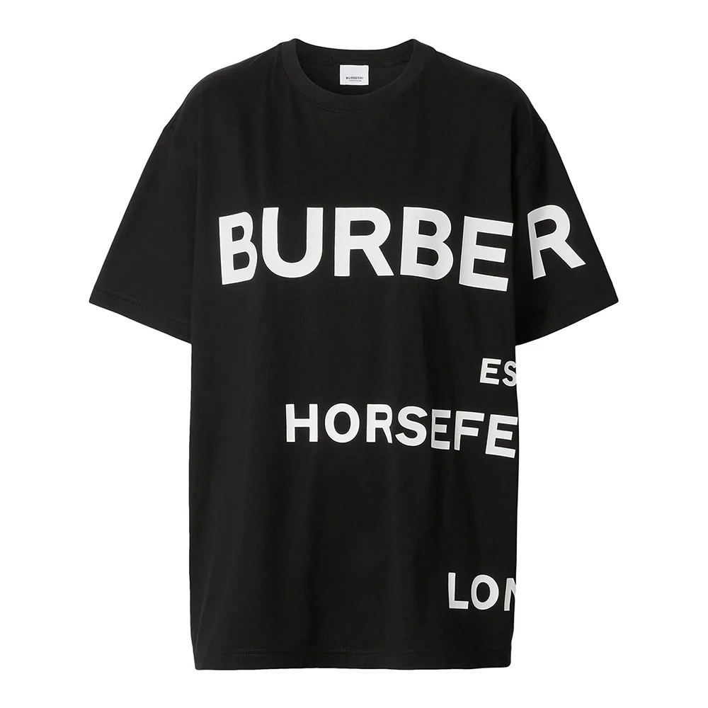 商品Burberry|BURBERRY 黑色男士T恤 8040694,价格¥1893,第1张图片