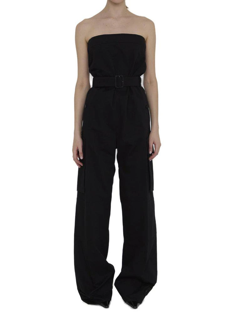 商品Yves Saint Laurent|Saint Laurent Cassandre Strapless Jumpsuit,价格¥20626,第1张图片