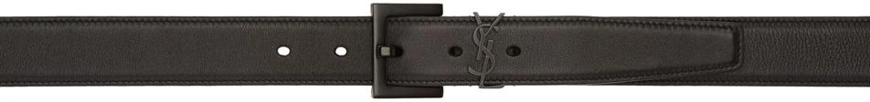 商品Yves Saint Laurent|Black Lacquer Square Monogramme Belt,价格¥3610,第1张图片