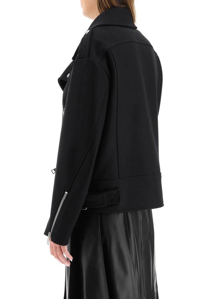 商品Max Mara|FELTED CLOTH BIKER JACKET,价格¥2203,第6张图片详细描述