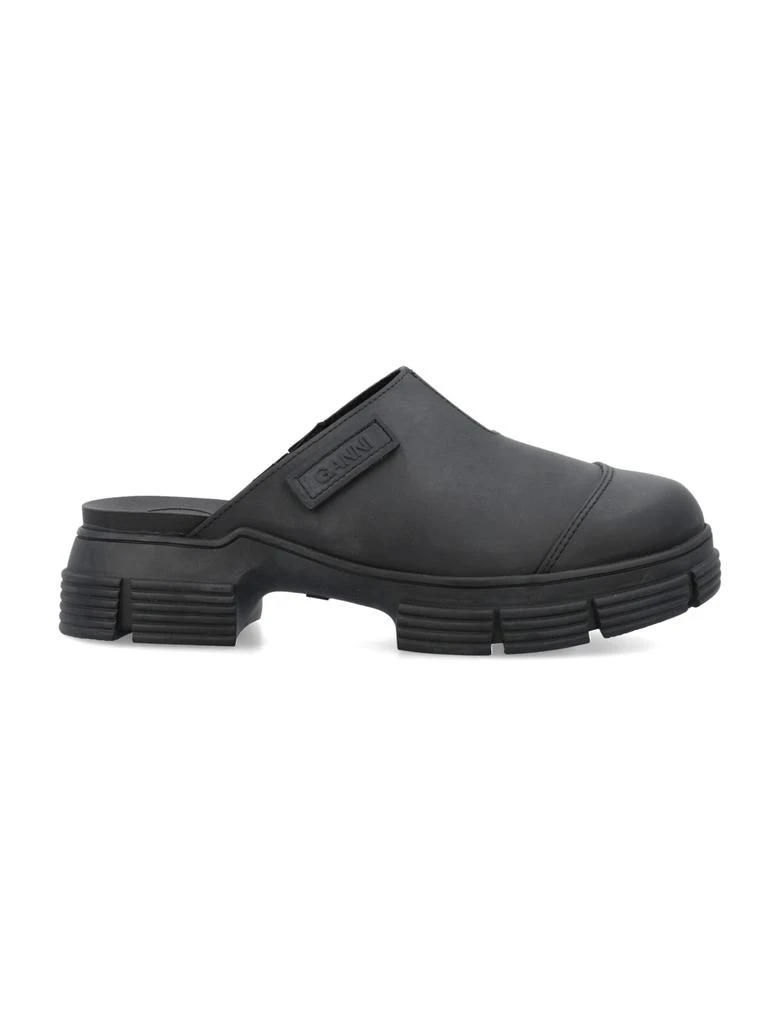 商品Ganni|Ganni Recycled Rubber City Mules,价格¥1138,第1张图片