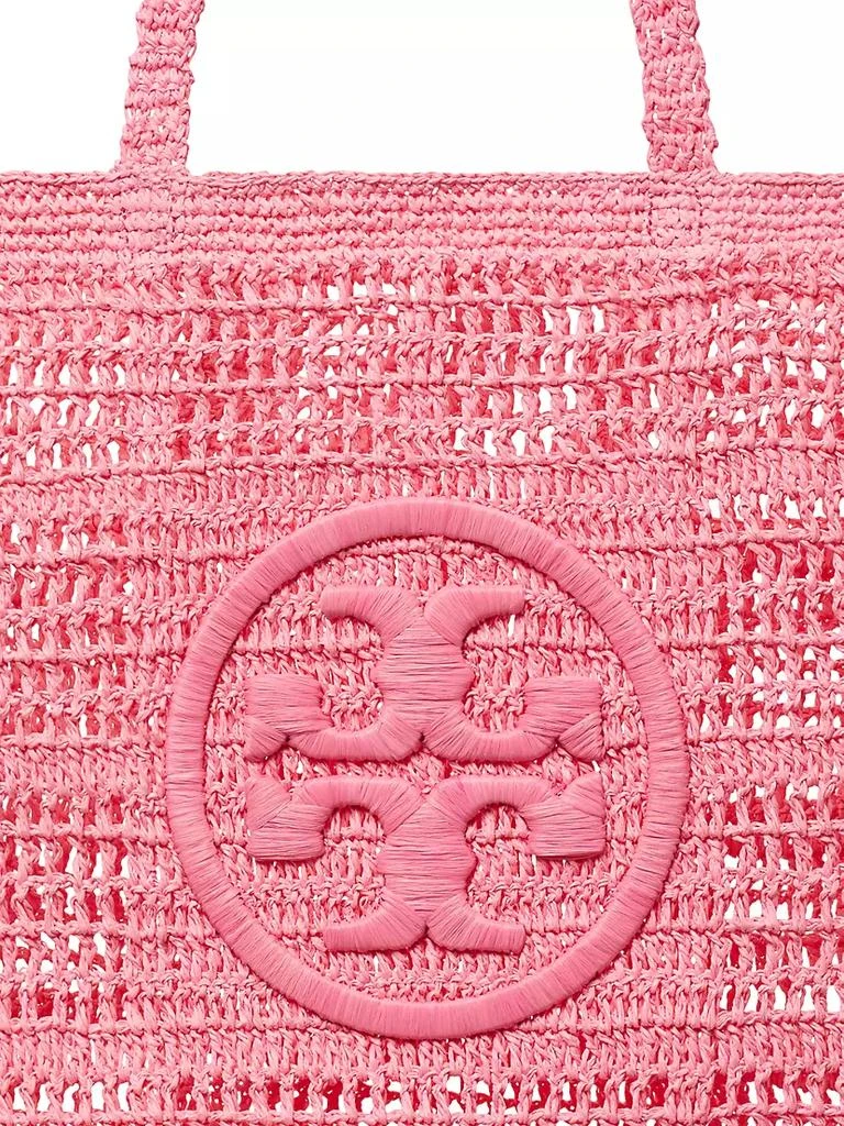 商品Tory Burch|Ella Raffia Crochet Floral Tote,价格¥854,第5张图片详细描述