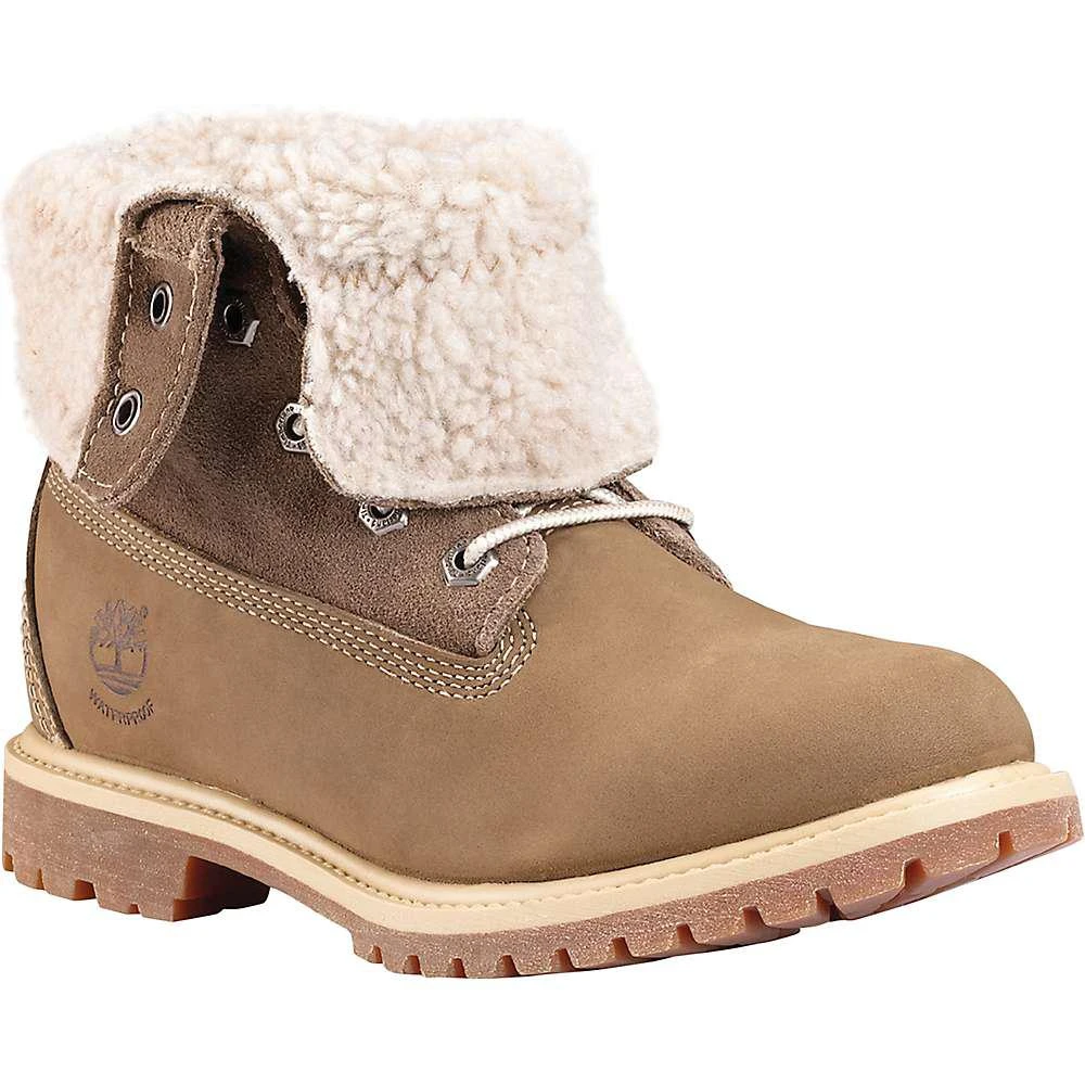 商品Timberland|Timberland Women's Timberland Authentics Teddy Fleece Waterproof Fold-Down Boot,价格¥781,第2张图片详细描述