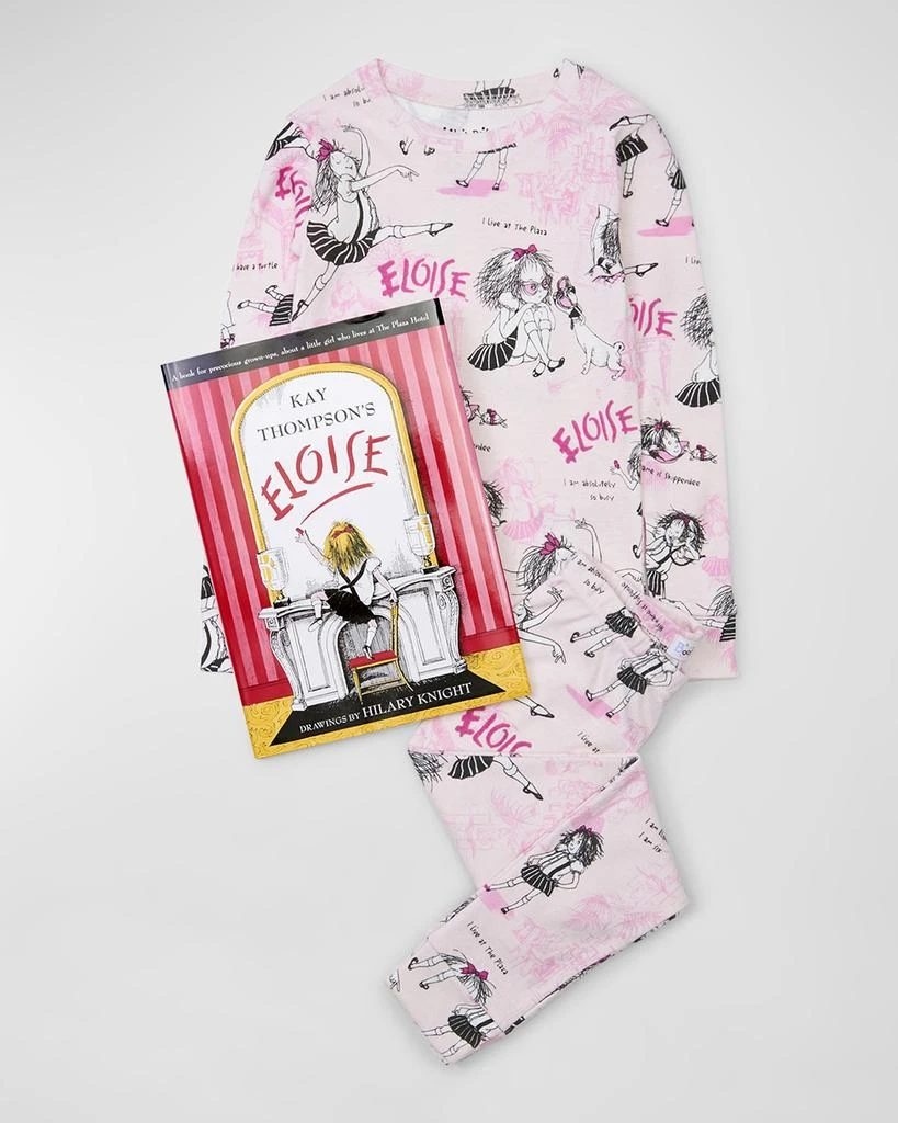 商品Books To Bed|Girl's Eloise Printed Pajama Gift Set, Size 2-8,价格¥456,第1张图片