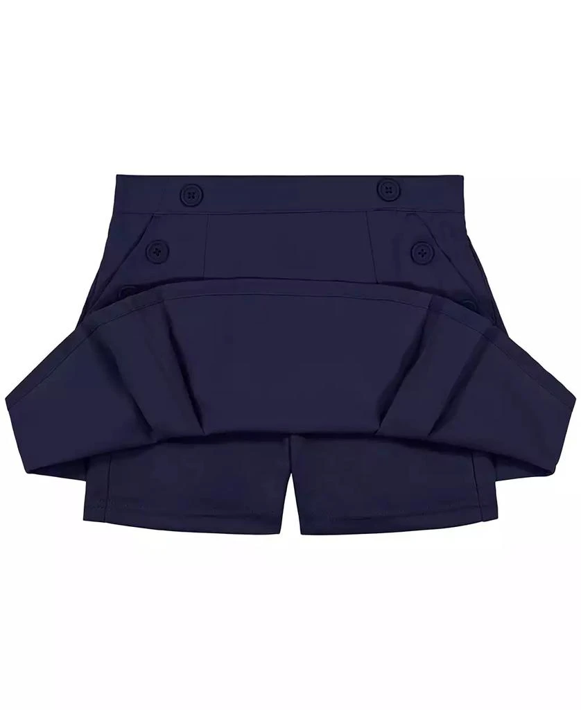 商品Nautica|Big Girls Uniform Button Pockets Elastic Waist Scooter Skorts,价格¥169,第5张图片详细描述