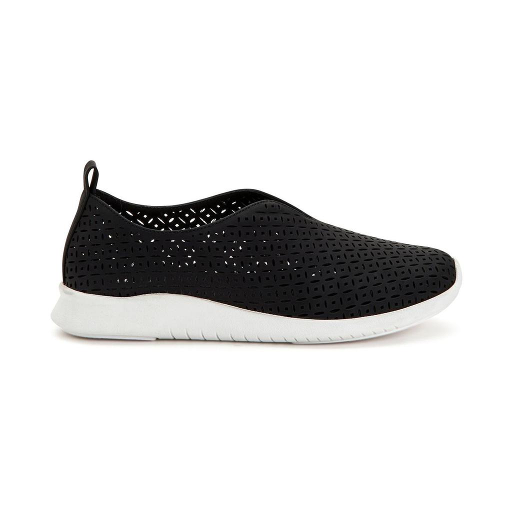 Style & Co. Womens Milanii Faux Leather Perforated Slip-On Sneakers商品第6张图片规格展示