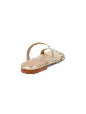 商品Stuart Weitzman|Aleena Leather Double-Strap Sandals,价格¥1039,第3张图片详细描述