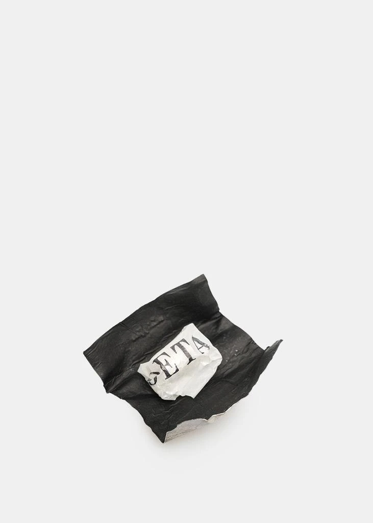 商品DETAJ|Detaj Satin White Burned Bandage Wide Ring,价格¥2095,第4张图片详细描述