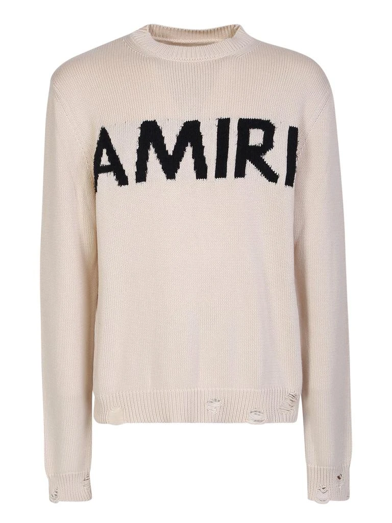 商品AMIRI|AMIRI PULLOVER WITH EMBROIDERED LOGO BY AMIRI. WARM AND COMFORTABLE, THE BEST ALLY FOR THE COLDER SEASONS,价格¥6103,第1张图片