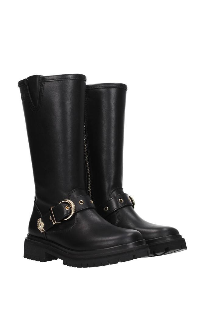 商品Versace|Boots Leather Black,价格¥2466,第4张图片详细描述