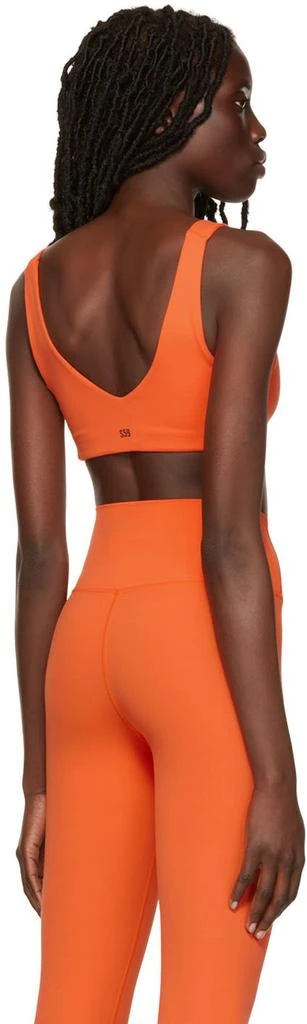 商品Splits59|Orange Nylon Sport Bra,价格¥190,第3张图片详细描述