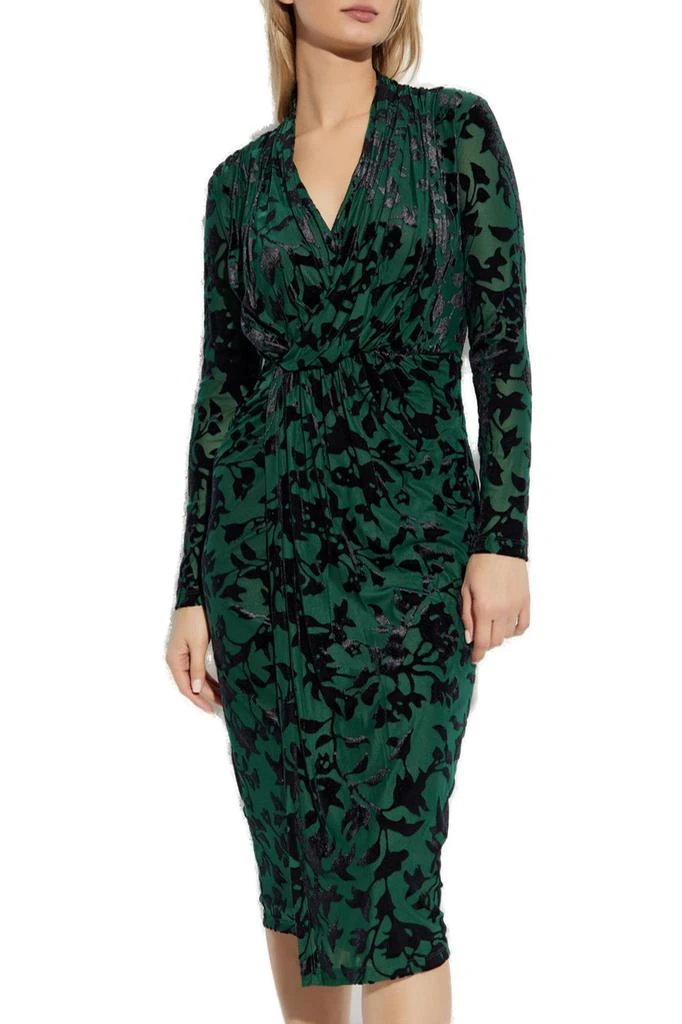 商品Diane von Furstenberg|女式 满版图案V领连衣裙,价格¥3184,第2张图片详细描述