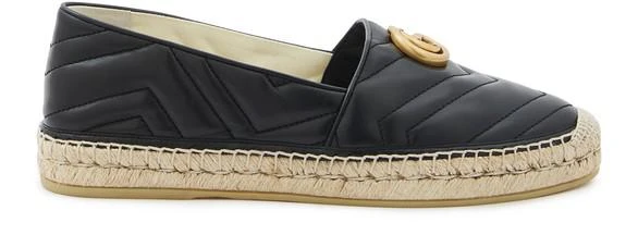 商品Gucci|Nappa Charlotte espadrilles,价格¥5149,第1张图片