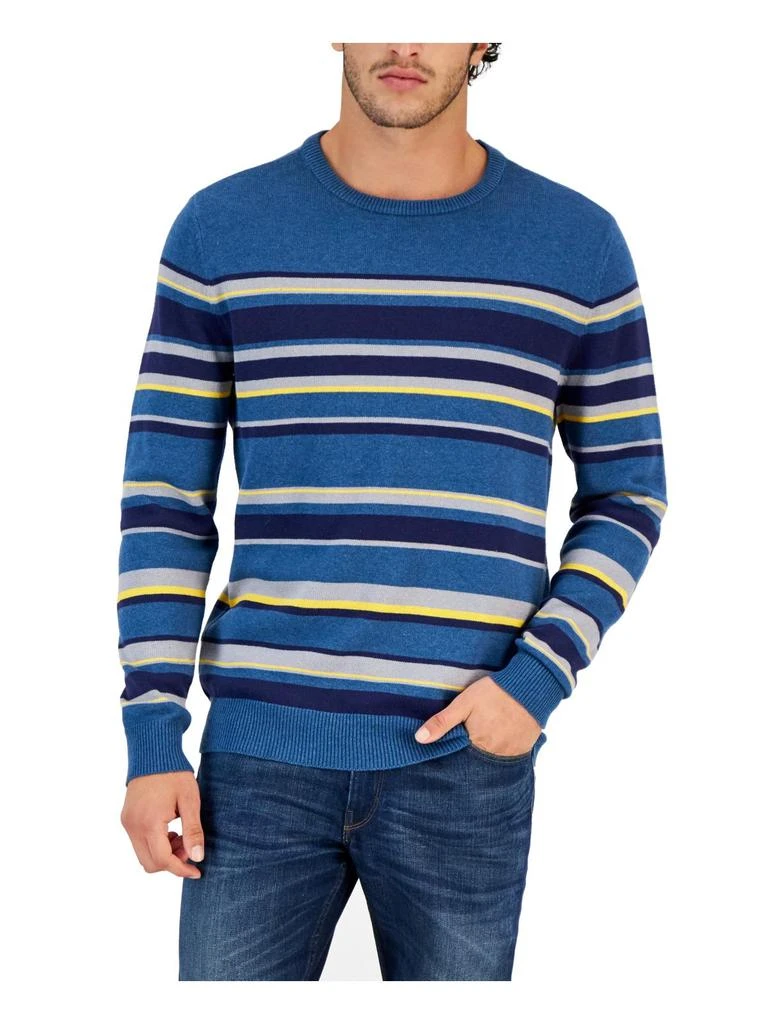 商品Club Room|Mens Striped Crew Neck Pullover Sweater,价格¥163,第1张图片
