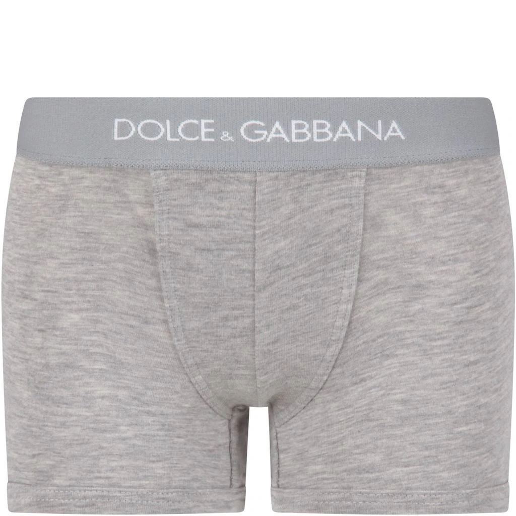 商品Dolce & Gabbana|Set Grigio Per Bambino,价格¥708,第1张图片