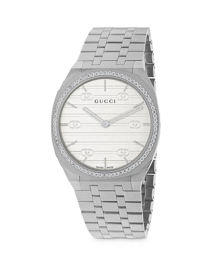 商品Gucci|25H Watch, 34mm,价格¥33579,第1张图片详细描述