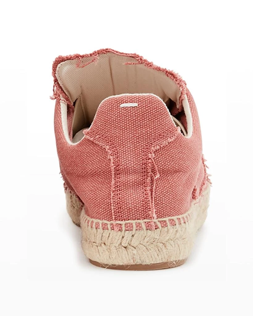 商品MAISON MARGIELA|Frayed Denim Low-Top Espadrille Sneakers,价格¥1390,第5张图片详细描述