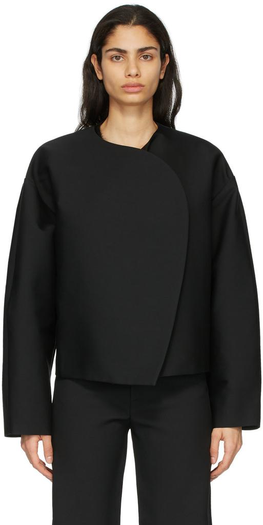 Black Wool Dinner Jacket（吊牌尺码为IT36）商品第1张图片规格展示