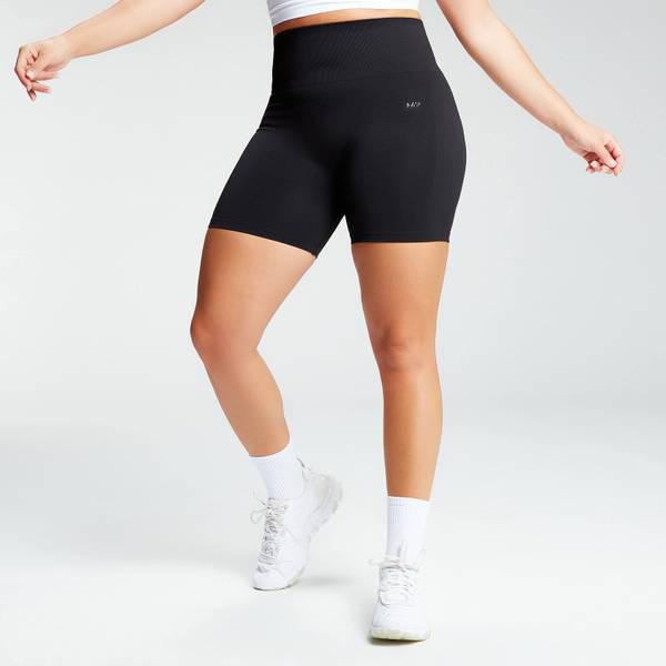 MP Women's Shape Seamless Ultra Cycling Shorts - Black商品第1张图片规格展示