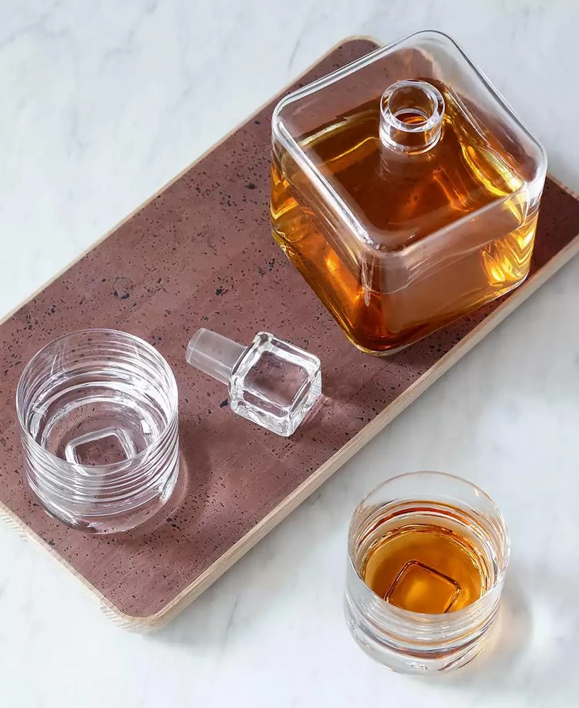 商品LSA International|Cask Whisky Connoisseur Set with Cork Tray, 34oz,价格¥1869,第2张图片详细描述