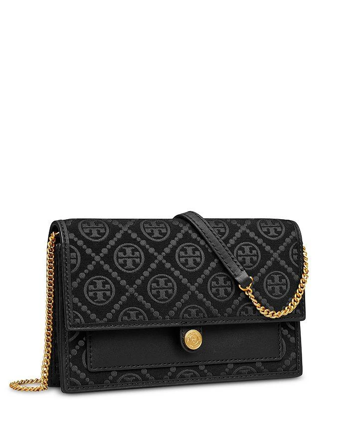 商品Tory Burch|T Monogram Jacquard Wallet Crossbody,价格¥2469,第3张图片详细描述