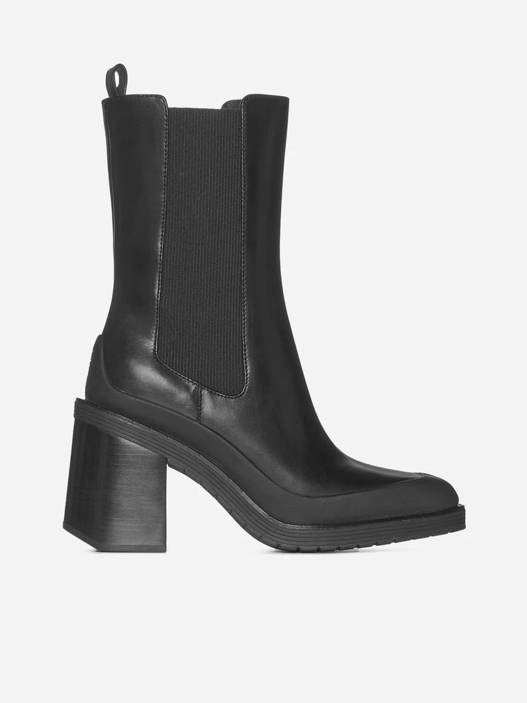 商品Tory Burch|Expedition leather Chelsea boots,价格¥1721,第1张图片