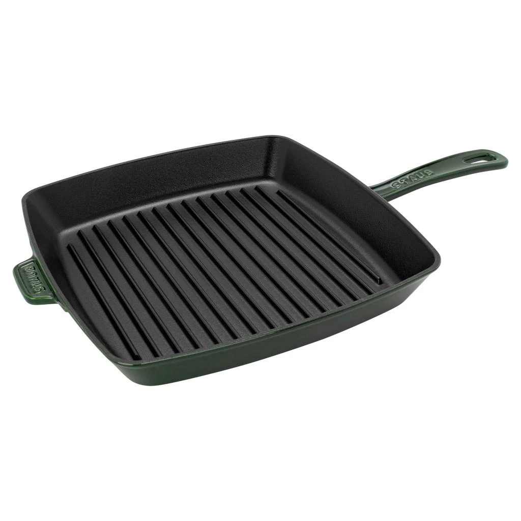 商品Staub|Cast Iron 12-inch Square Grill Pan,价格¥1189,第4张图片详细描述