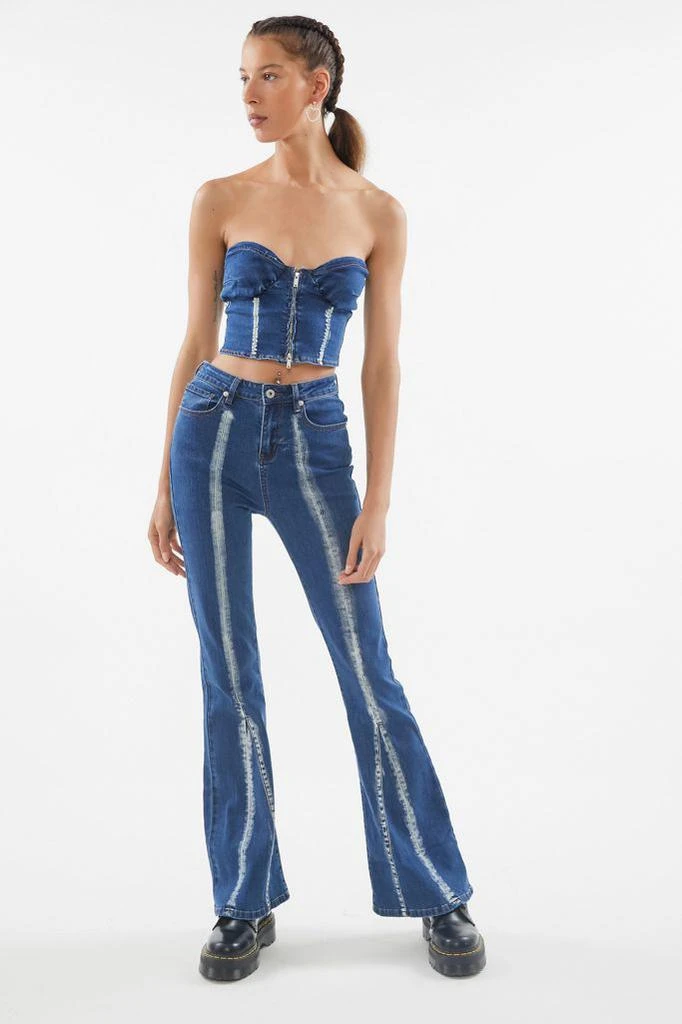 商品I.AM.GIA|I.AM.GIA Savannah Denim Strapless Bustier Top,价格¥390,第3张图片详细描述