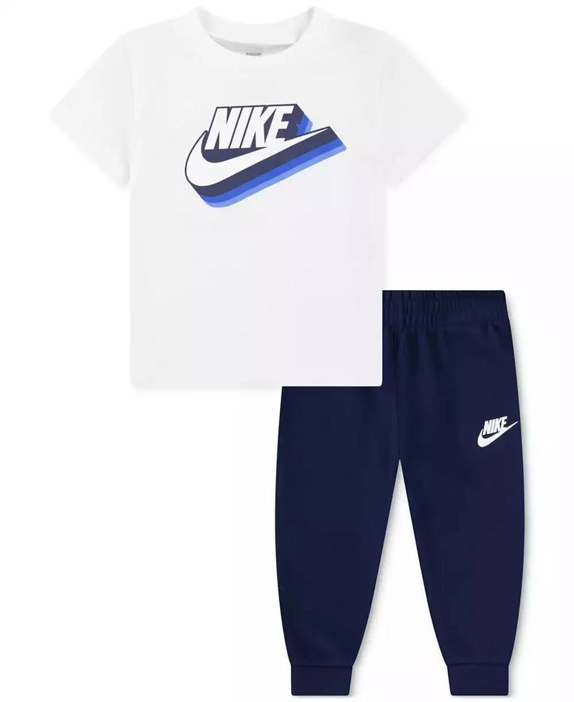 商品NIKE|Baby Boys Gradient Futura T-Shirt & Jogger Pants, 2 Piece Set,价格¥213,第1张图片