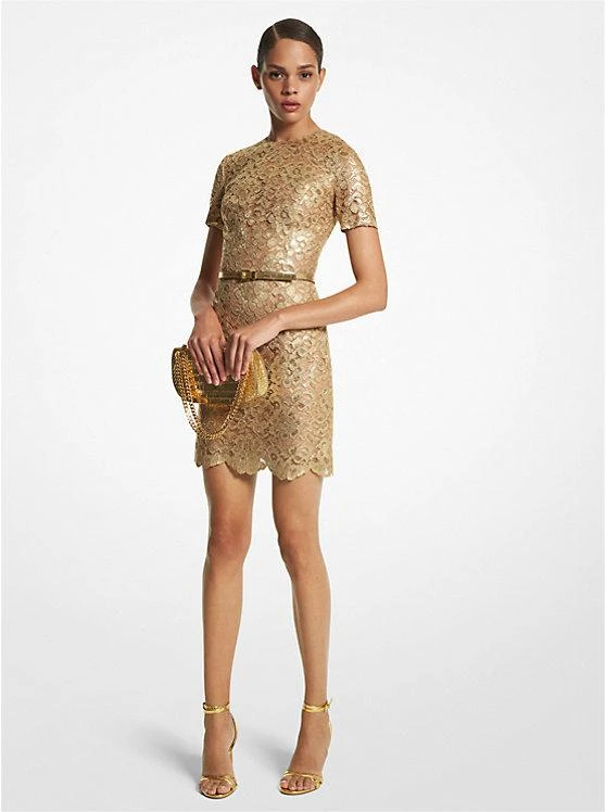 商品Michael Kors|Metallic Lace Dress,价格¥7471,第1张图片
