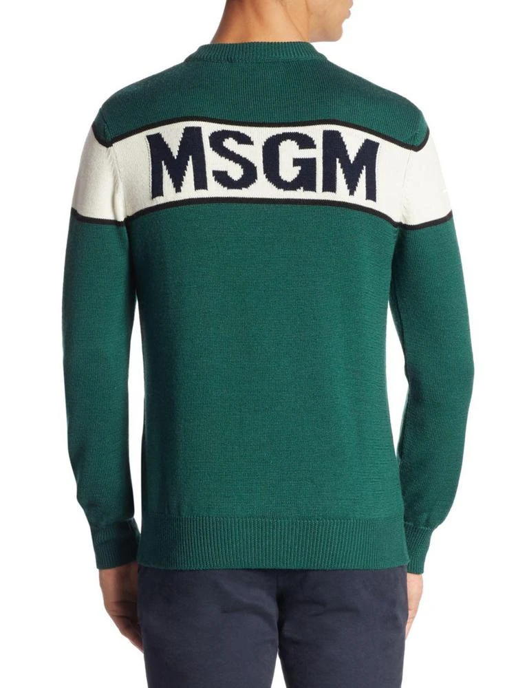 商品MSGM|Knitted Long-Sleeve Sweater,价格¥518,第2张图片详细描述