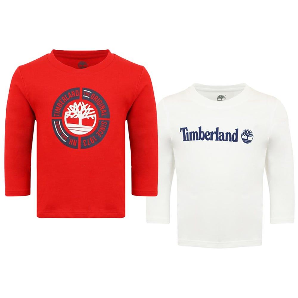 White & Red 2 Pack T Shirts商品第7张图片规格展示