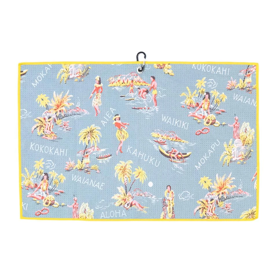 商品Avanti Fashion|Lei Greetings Golf Towel - Seafoam,价格¥186,第1张图片