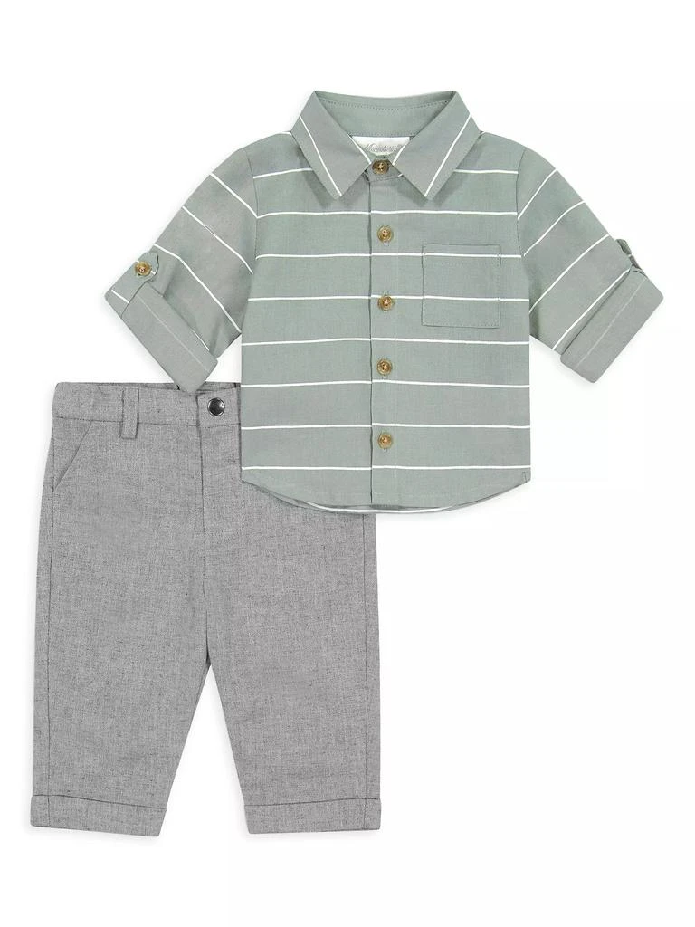 商品Miniclasix|Baby Boy's Shirt & Pants Set,价格¥350,第1张图片