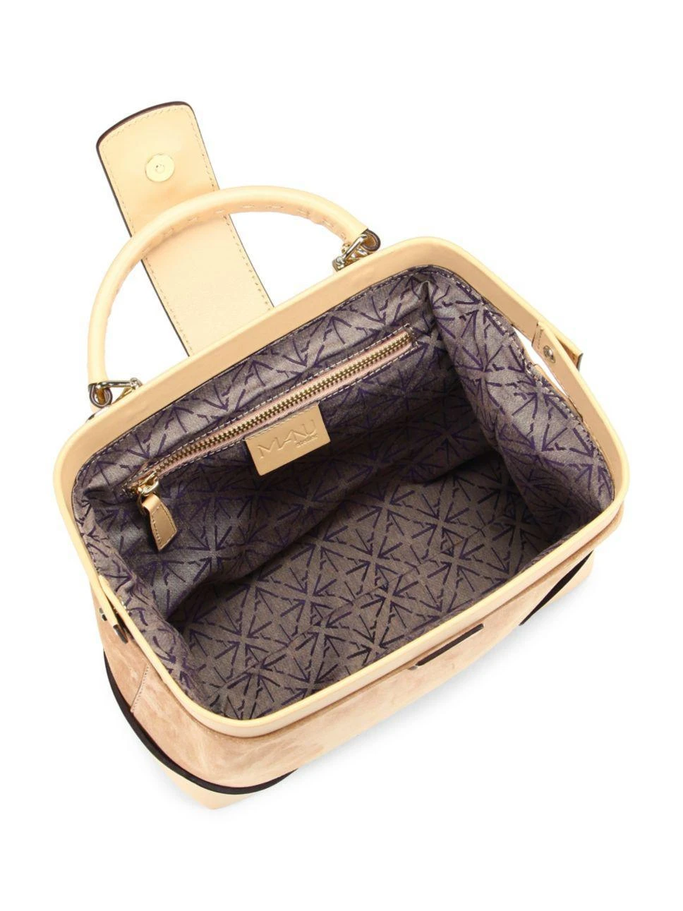 商品Manu Atelier|Frame 麂皮手提斜挎包,价格¥3096,第2张图片详细描述