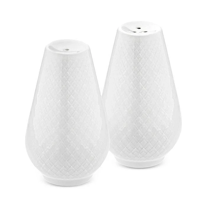 商品Rosendahl|Lyngby Porcelain Rhombe Salt & Pepper Set, White,价格¥337,第1张图片