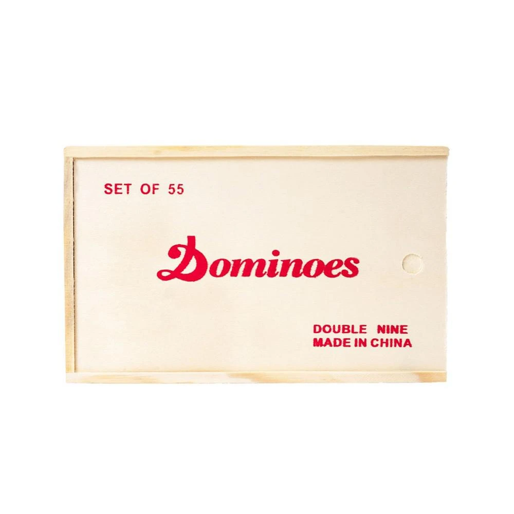商品Trademark Global|Hey Play Premium Set Of 55 Double Nine Dominoes Wood Case,价格¥189,第2张图片详细描述