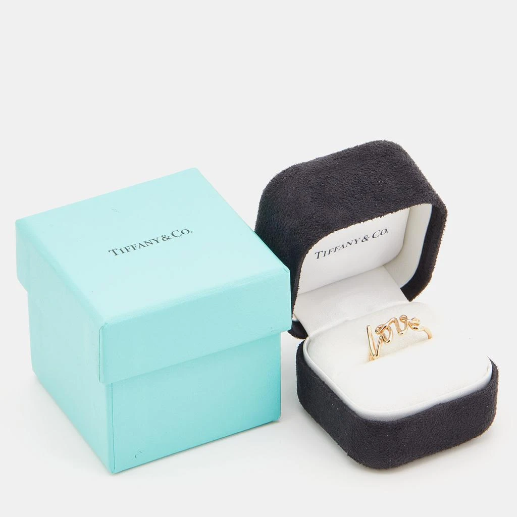 Tiffany & Co. Paloma's Graffiti 18k Rose Gold Ring Size 57 商品