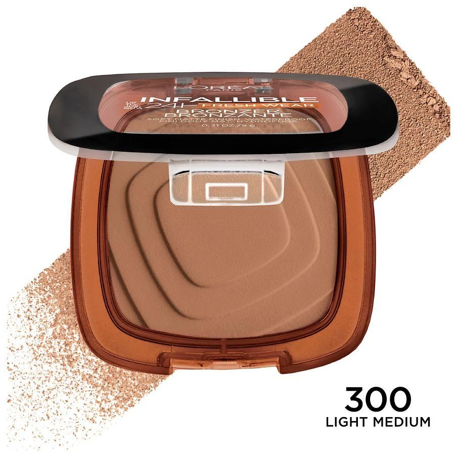 商品L'Oreal Paris|Up to 24H Fresh Wear Soft Matte Bronzer,价格¥132,第3张图片详细�描述