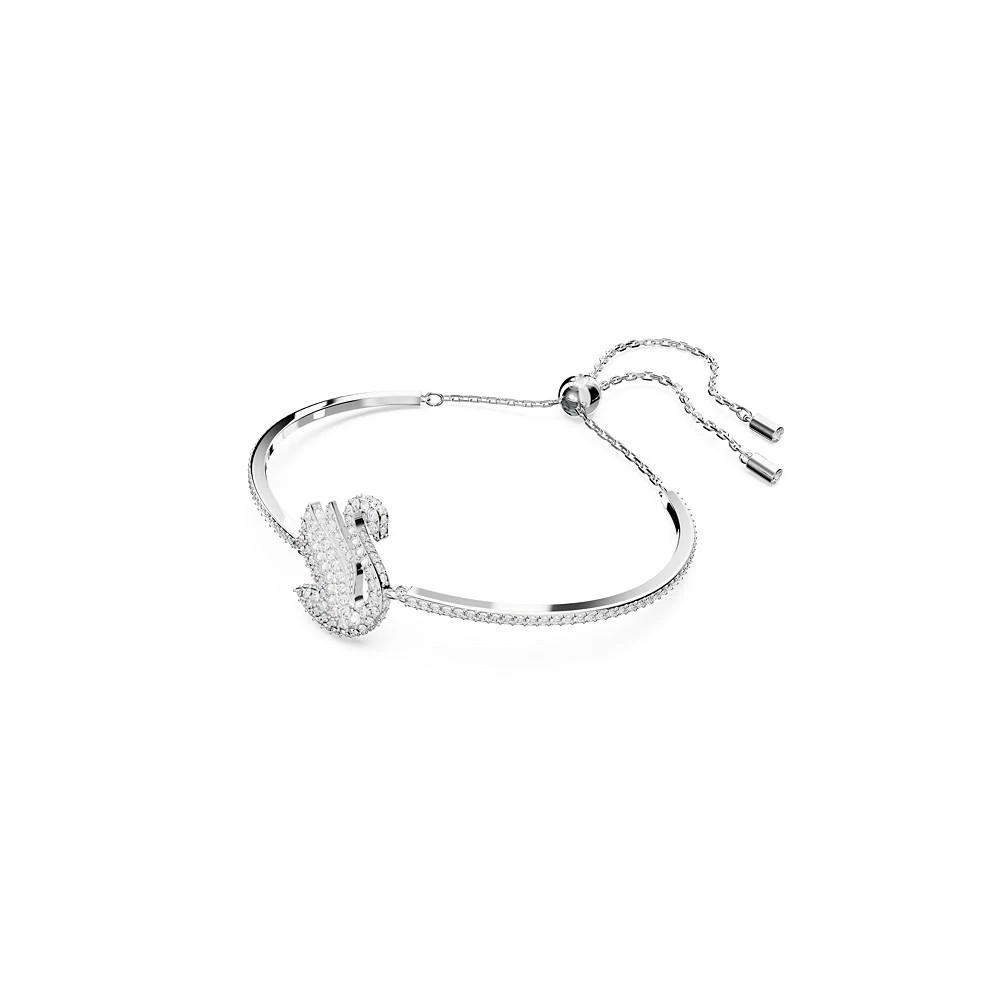 商品Swarovski|Crystal Swan Iconic Swan Bangle,价格¥990,第5张图片详细描述