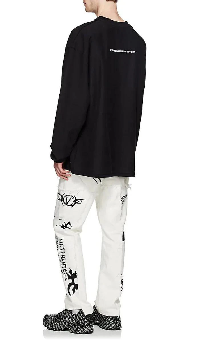 商品Vetements|BFRND Cotton Oversized Inside-Out 卫衣,价格¥2160,第4张图片详细描述