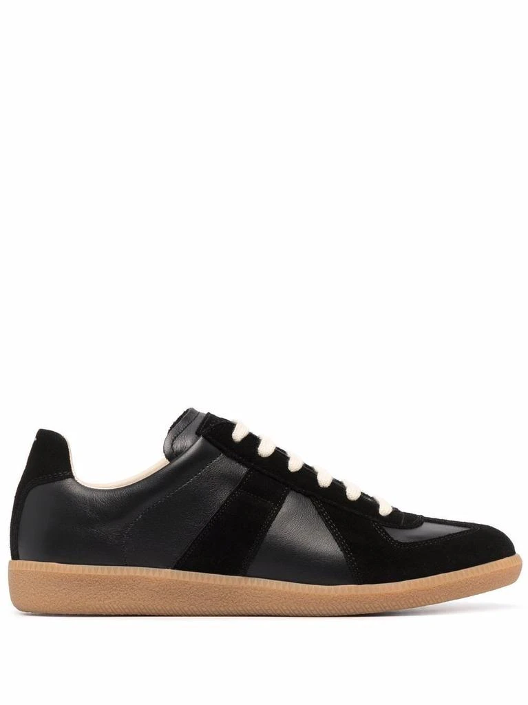 商品MAISON MARGIELA|Maison Margiela Mens Grey Leather Sneakers,价格¥4502,第1张图片