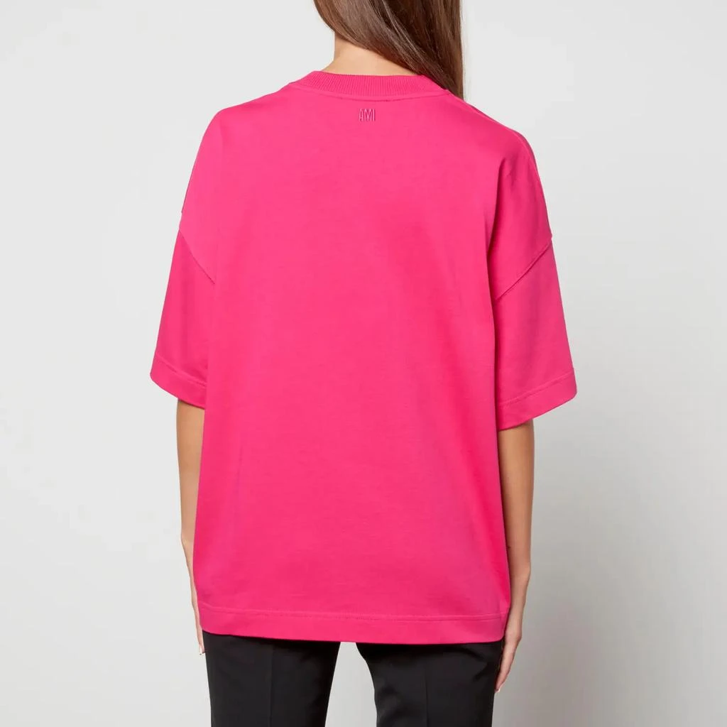 商品AMI|AMI Women's Satin Label T-Shirt,价格¥571,第2张图片详细描述