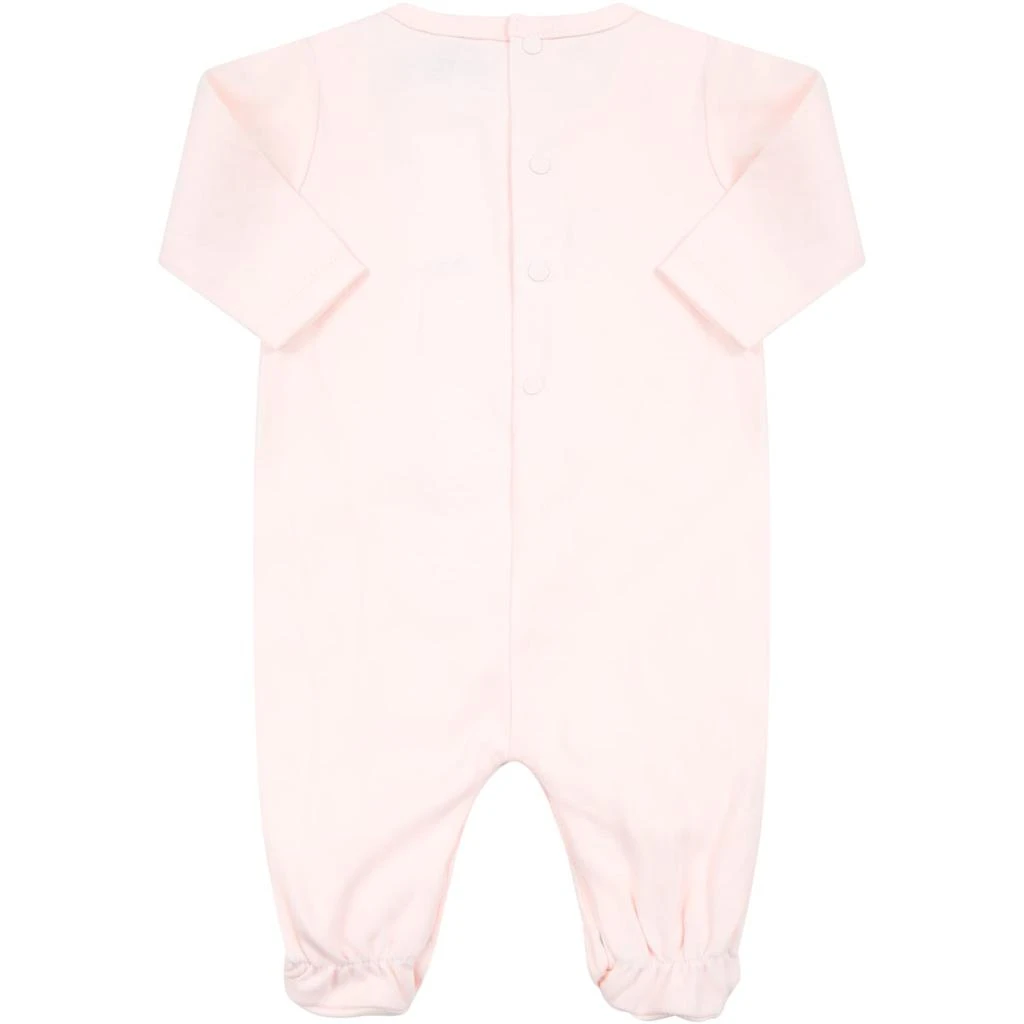 商品Kenzo|Kenzo Kids Pink Set For Baby Girl With Logo,价格¥956,第3张图片详细描述