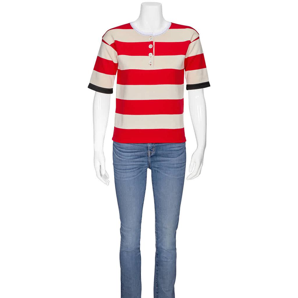 Marni Ladies Striped Crewneck Shirt, Brand Size 42 (US Size 8)商品第1张图片规格展示