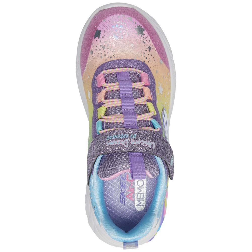 Little Girls S-Lights: Unicorn Dreams Stay-Put Casual Sneakers from Finish Line商品第6张图片规格展示