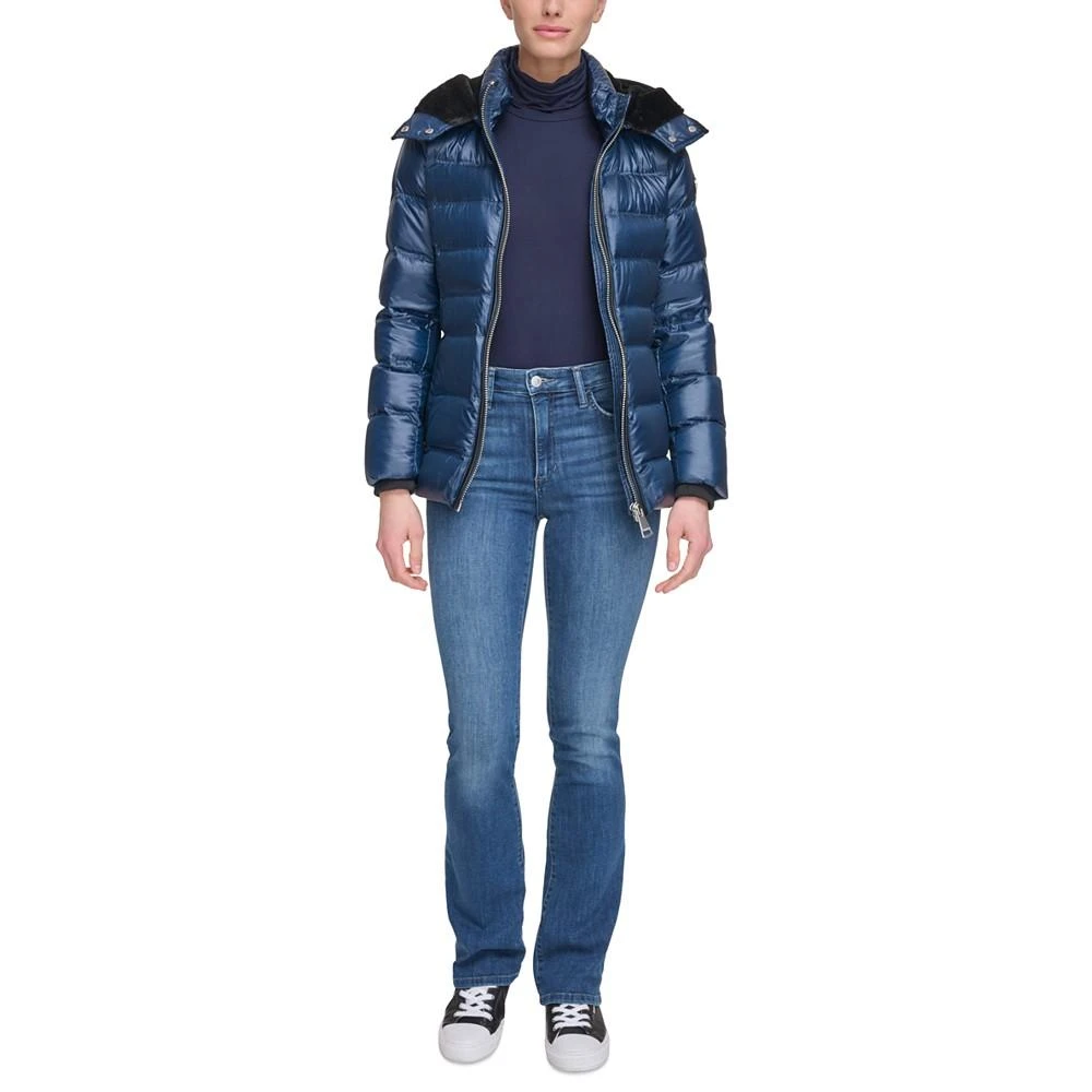 商品Calvin Klein|Women's Shine Hooded Down Puffer Coat,价格¥1463,第5张图片详细描述